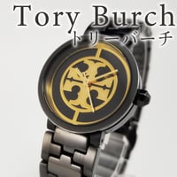 【LONGINES】Tory Burch トリーバーチ 腕時計 クォーツ ブラック TBW4038【電池交換済】