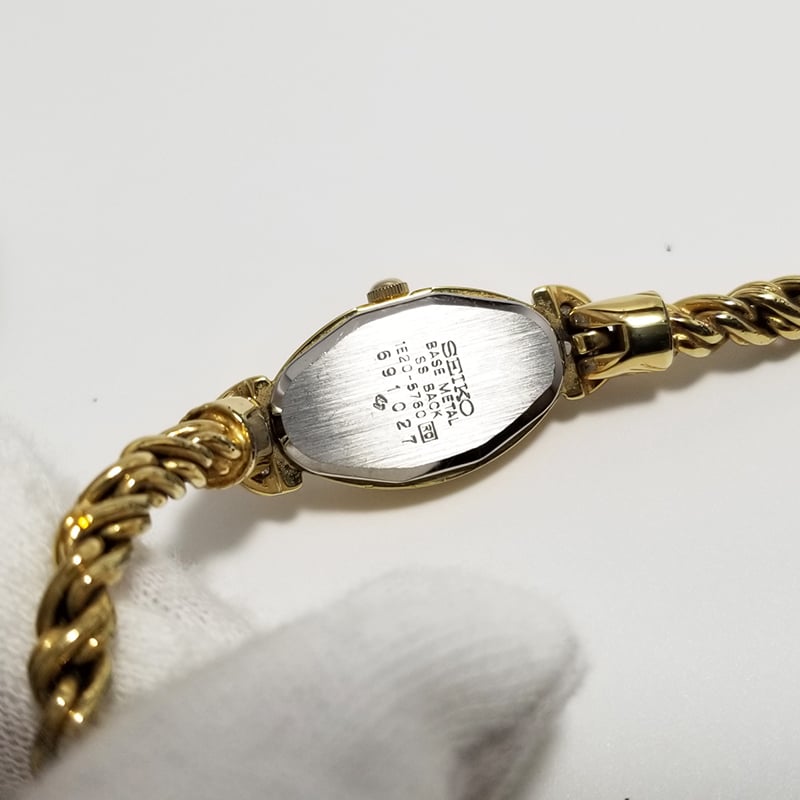 SEIKO】セイコー レディース腕時計 ゴールドカラー クオーツ 1E20-5760