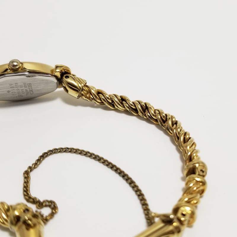 SEIKO】セイコー レディース腕時計 ゴールドカラー クオーツ 1E20-5760