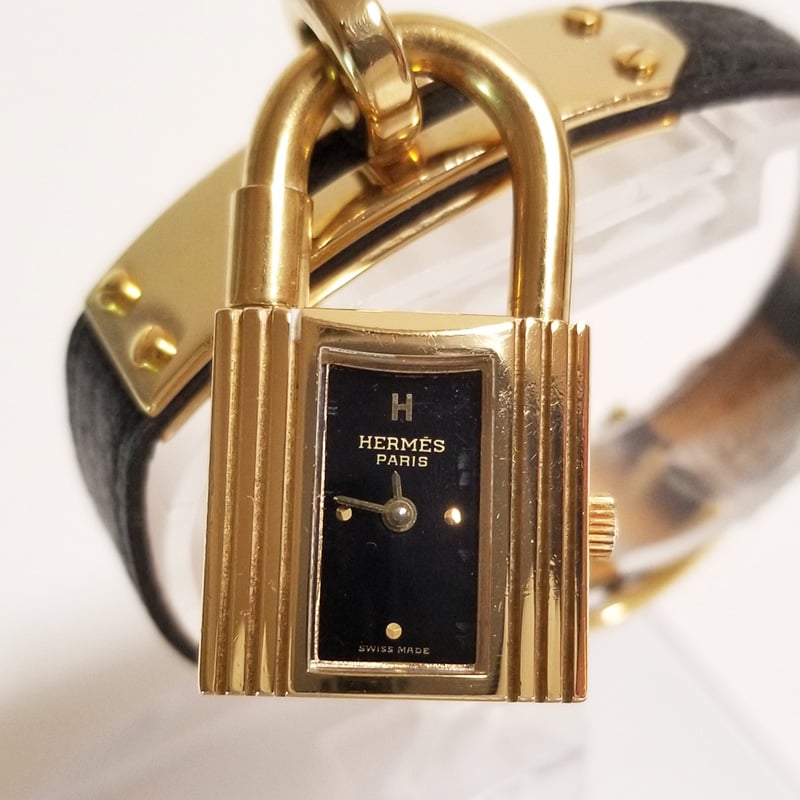 HERMES】エルメス レディース腕時計 ケリーウォッチ クォーツ