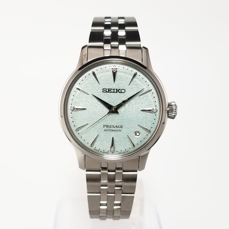 【SEIKO】セイコー 腕時計 PRESAGE プレザージュ 自動巻き デイト SRRY051 ライトブルー文字盤 カクテルタイム【未使用】