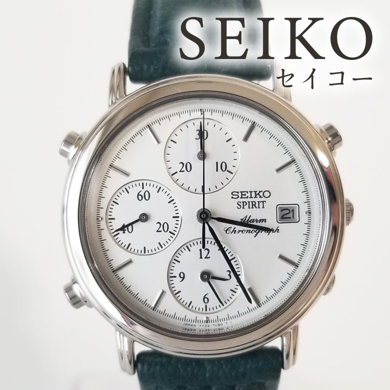 SEIKO】セイコー メンズ腕時計 スピリット クロノグラフ アラーム 7T32
