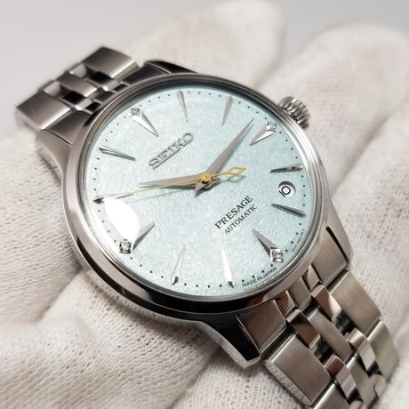 【SEIKO】セイコー 腕時計 PRESAGE プレザージュ 自動巻き デイト SRRY051 ライトブルー文字盤 カクテルタイム【未使用】