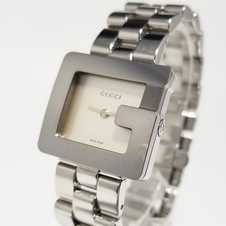 【GUCCI】グッチ 腕時計 Gスクエア Gウォッチ クォーツ 3600J 【電池交換済】