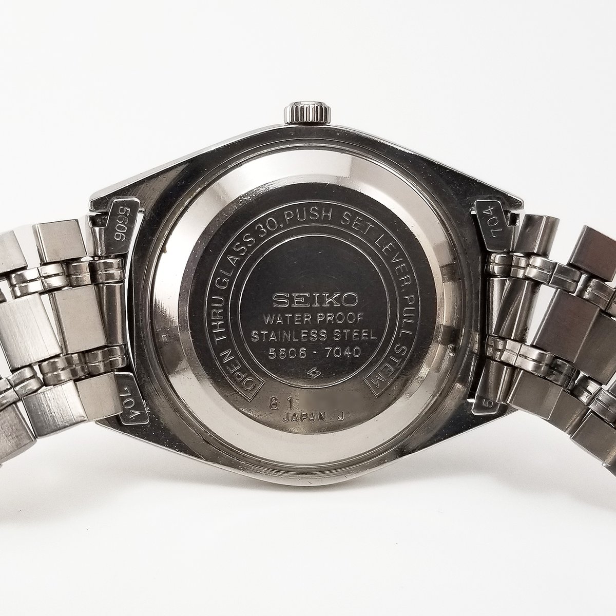 SEIKO】セイコー 腕時計 LM ロードマチック 5606-7040 自動巻 稼働訳 