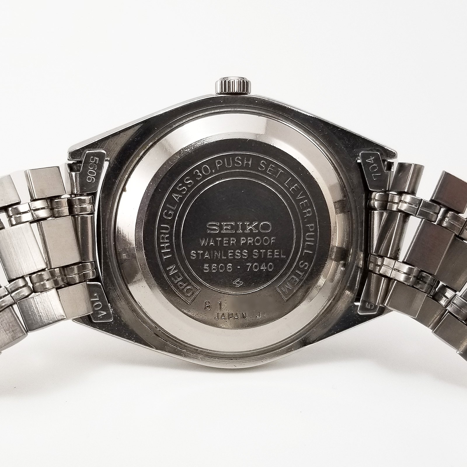 SEIKO】セイコー 腕時計 LM ロードマチック 5606-7040 自動巻 稼働訳