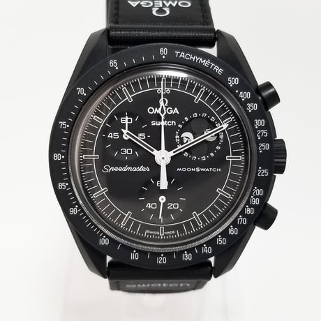 【Swatch × Omega】スウォッチ × オメガ クォーツ ミッショントゥザムーンフェイズ スヌーピー SO33B700 新品同様