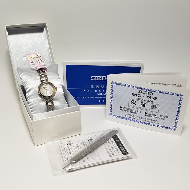 SEIKO】極美品 SEIKO セイコー レディース腕時計 セレクション SWFA198 