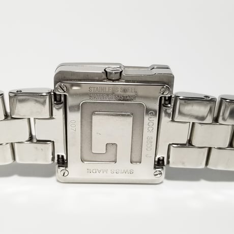 【GUCCI】グッチ 腕時計 Gスクエア Gウォッチ クォーツ 3600J 【電池交換済】
