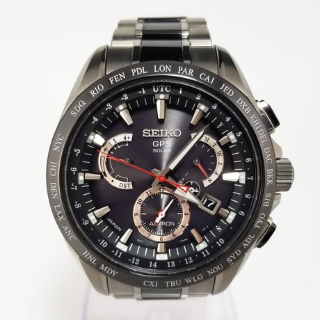 【SEIKO】セイコー アストロン 電波ソーラー デュアルタイム 8X53-0AB0-2 SBXB041 付属品あり