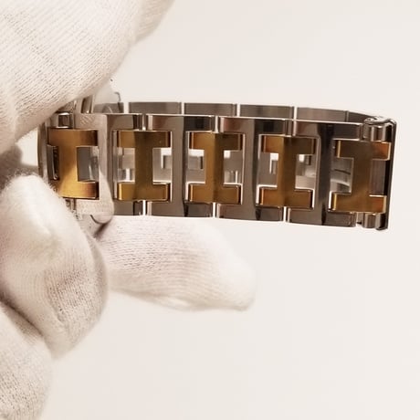 【HERMES】エルメス レディース腕時計 クリッパー クォーツ クロノグラフ訳あり CL1.320【電池交換済】