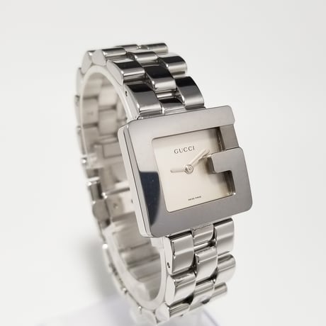 【GUCCI】グッチ 腕時計 Gスクエア Gウォッチ クォーツ 3600J 【電池交換済】