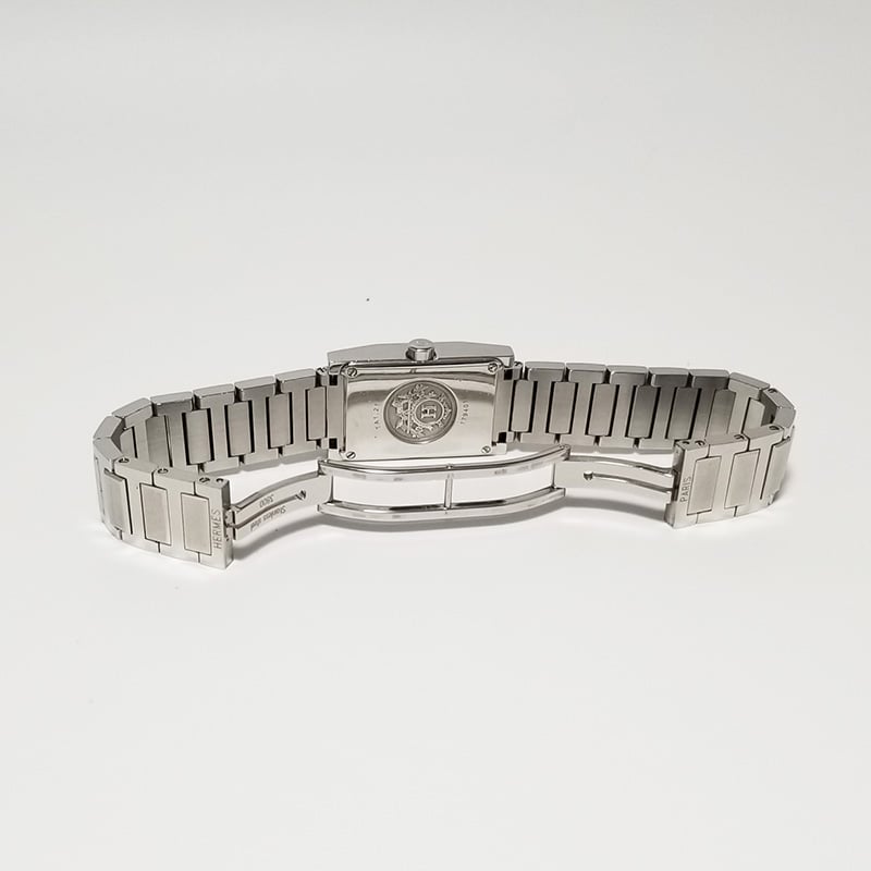 【最終値】エルメス タンデム TA1.210 不動品 液漏れ　レディース腕時計 HERMES】エルメス レディース腕時計 タンデム クォーツ TA1.210 黒文字