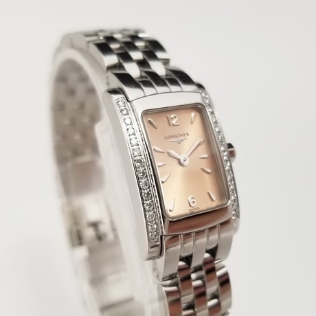 【LONGINES】ロンジン 腕時計 ドルチェビータ ダイヤベゼル クォーツ L5.158.0【電池交換済】
