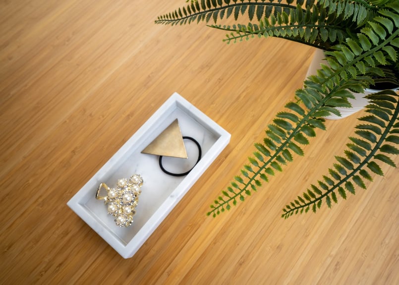 天然大理石TRAY（トレイ）＿Mサイズ | happy storage