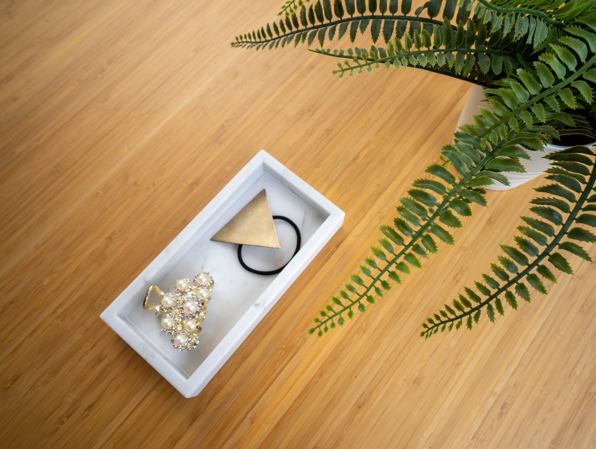 天然大理石TRAY（トレイ）＿Mサイズ | happy storage