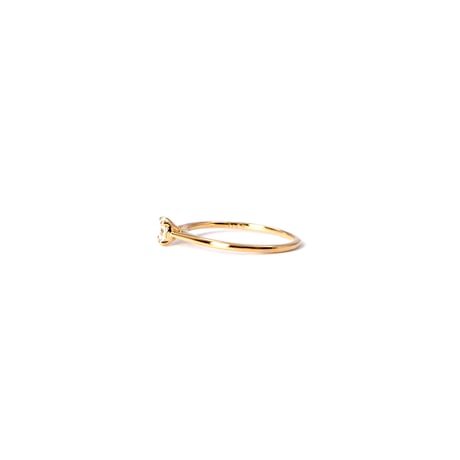 スキニーダイヤモンド　リング　0.1ct［K18］