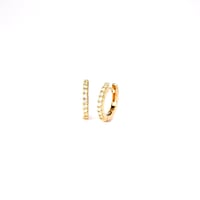 ダイヤモンド　ピアス［K18］
