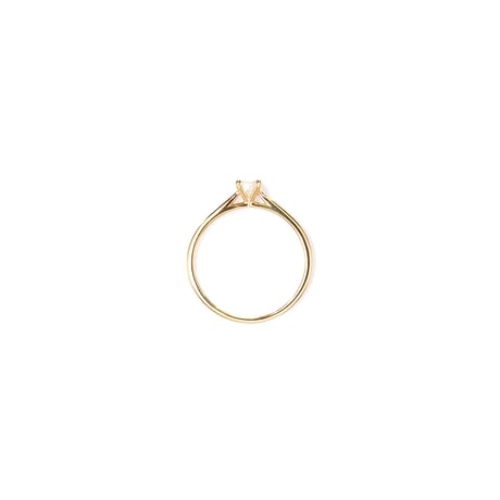スキニーダイヤモンド　リング　0.1ct［K18］