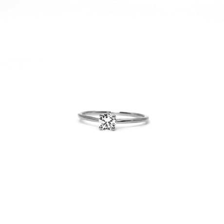 スキニーダイヤモンド　リング　0.1ct［PT］
