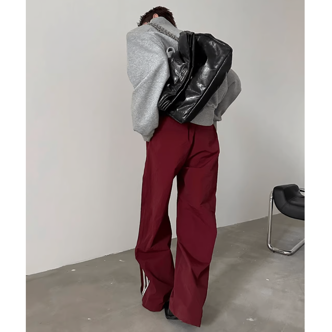ジップライン ワイドパンツ / 3color | ness