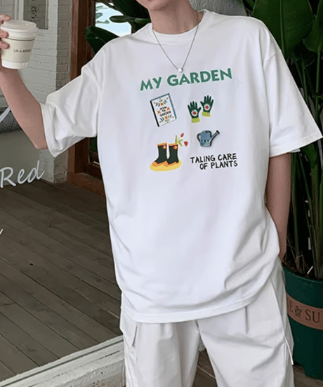 マイガーデン プリントTシャツ