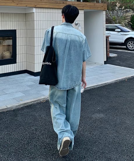 ラインデザイン デニムセットアップ / set up