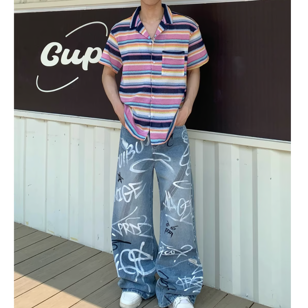 グラフィティ デニムパンツ | ness.