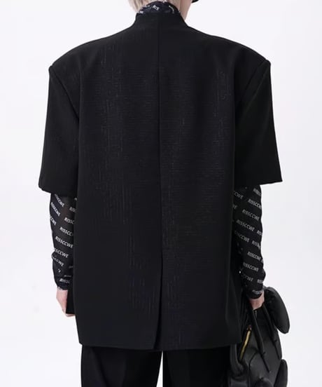 アシンメトリー ラップジャケット