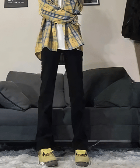 ライトウォッシュ・ストレートデニムパンツ / 2color