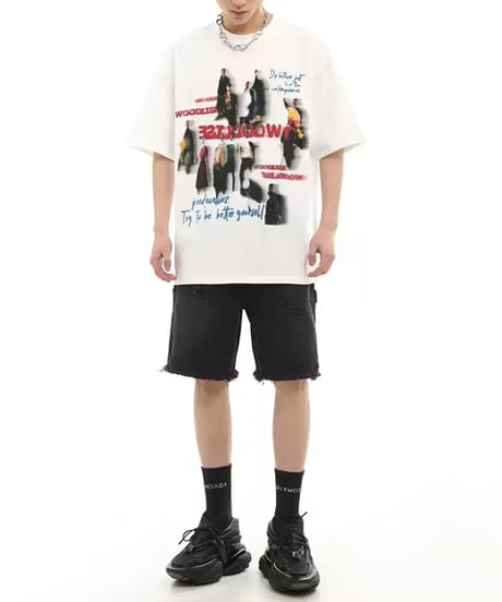 レトロプリントTシャツ / 2color