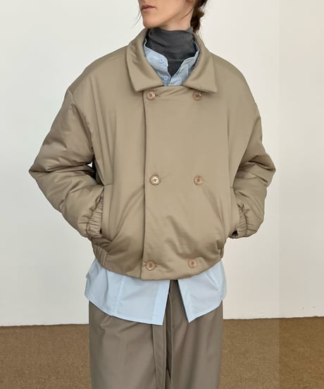 ハイネックショートパデッドジャケット