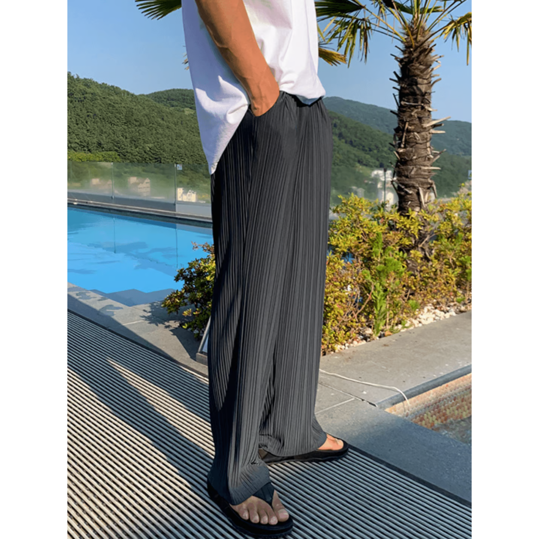 リラックスフィットプリーツパンツ / 2color | ness.