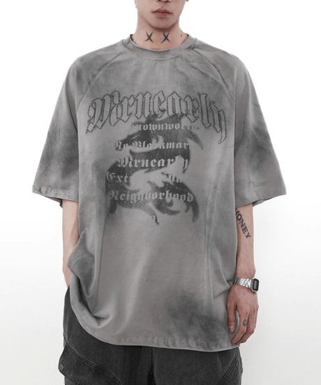 ヴィンテージグラフィック ピグメントTEE / 3colors