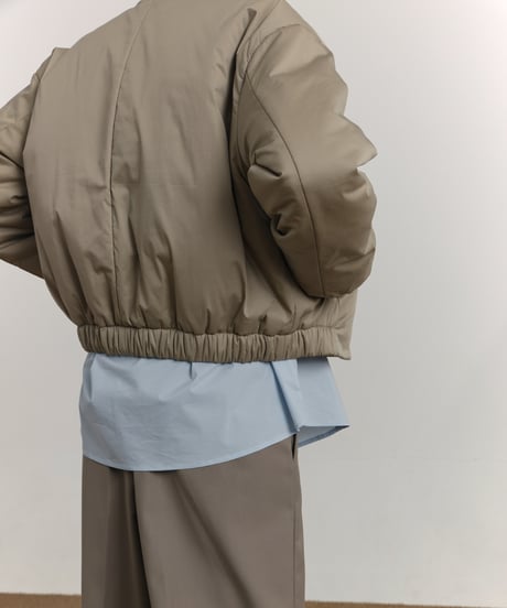 ハイネックショートパデッドジャケット