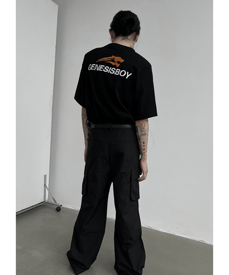 ジェネシスボーイ ロゴ ルーズシルエット Tシャツ / 2color
