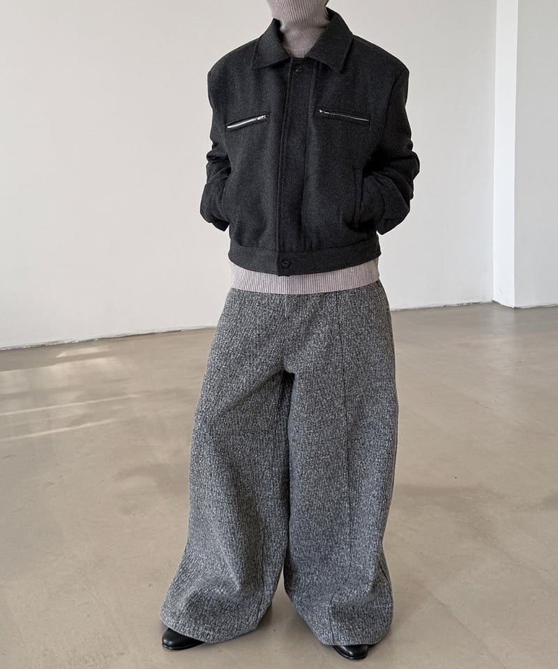 ウールショートブルゾン tk.TAKEO KIKUCHI（ティーケータケオキクチ） ブルゾン アウター