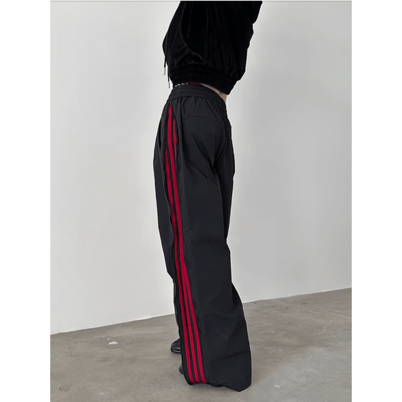 ジップライン ワイドパンツ / 3color | ness