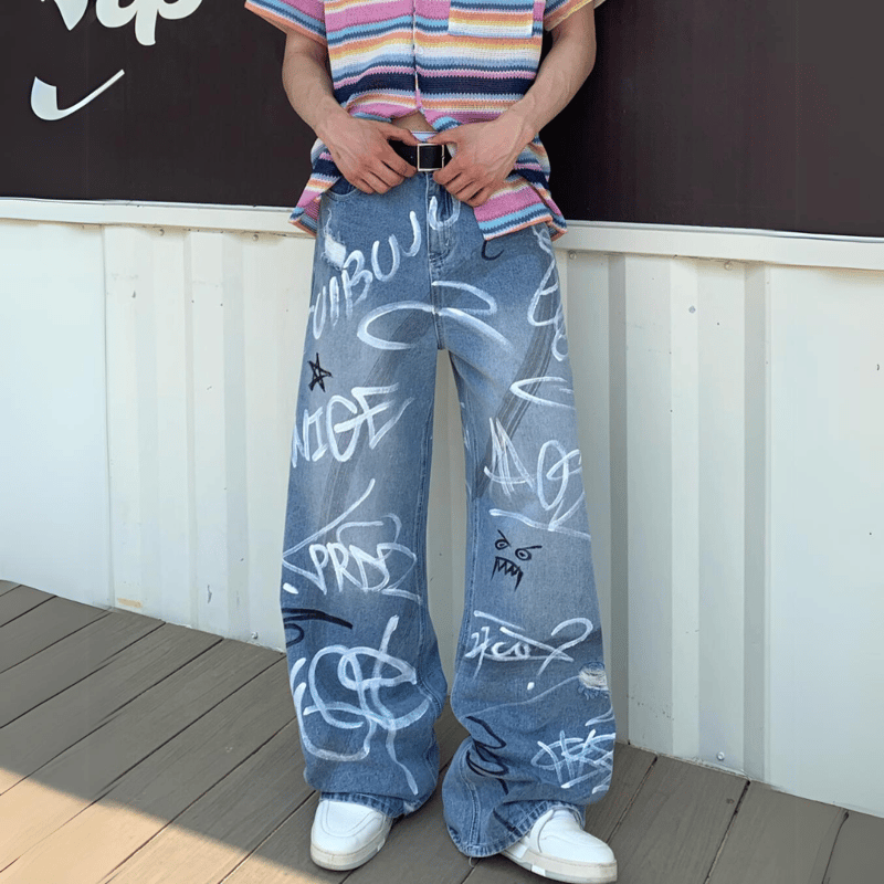 グラフィティ デニムパンツ | ness. グラフィティ デニムパンツ | ness.