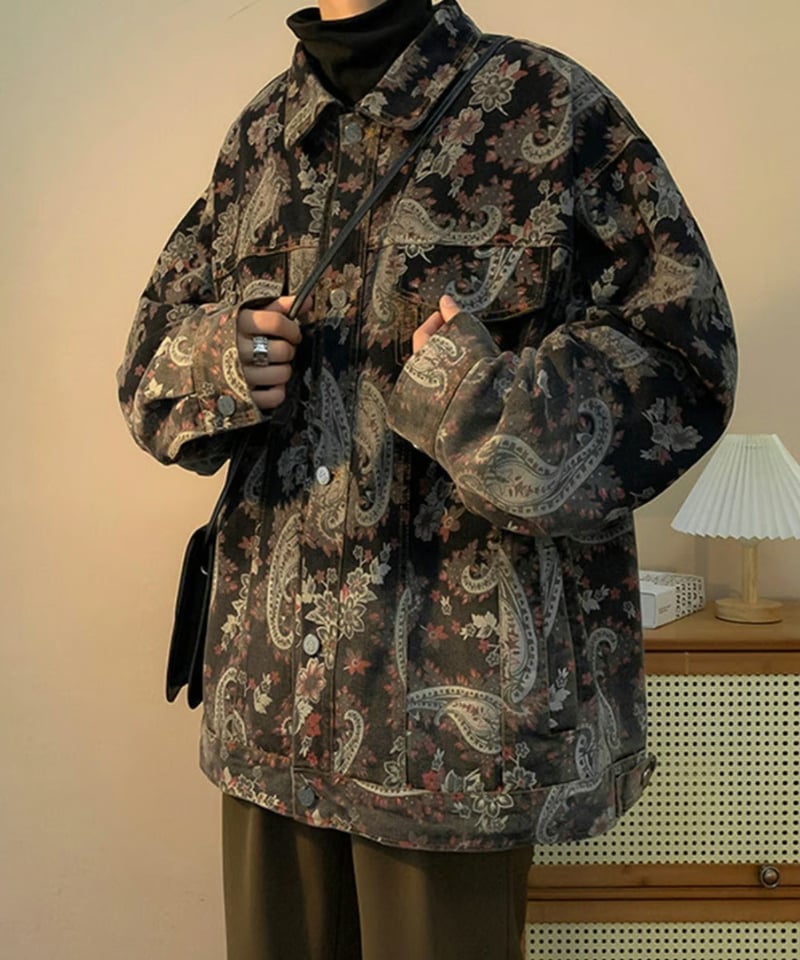 ペイズリー オーバーサイズジャケット | ness.