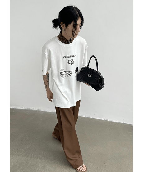 ジェネシスボーイ グラフィック ルーズシルエット Tシャツ / 2color