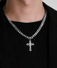 シルバークロス チェーンネックレス