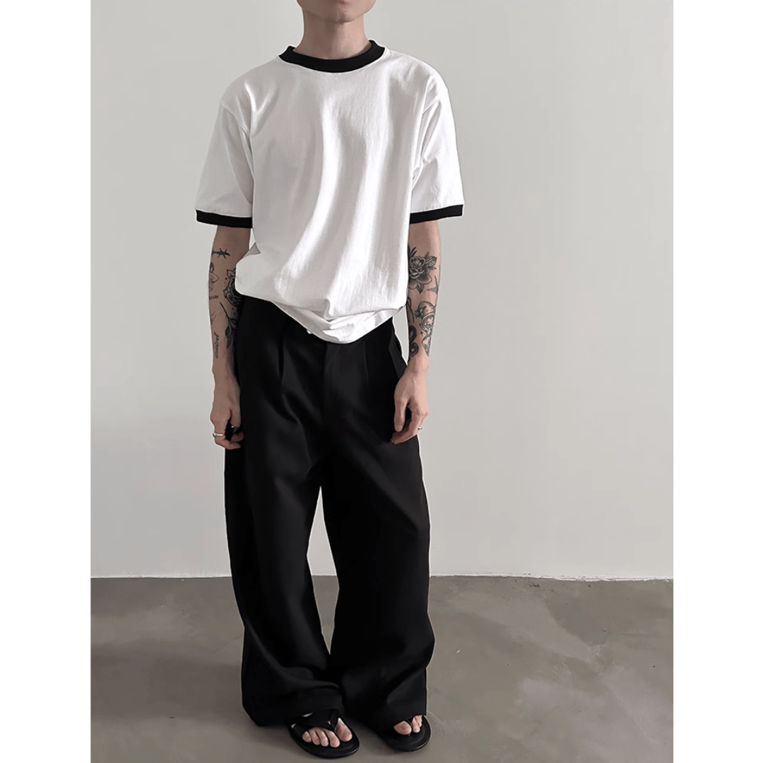 モノトーン リンガーTシャツ | ness.