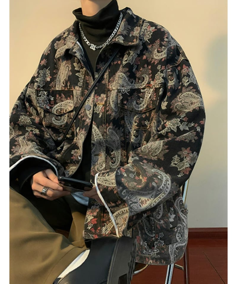 ペイズリー オーバーサイズジャケット | ness.