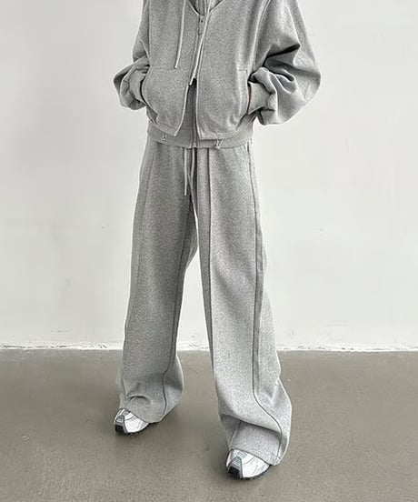 センタープレス スウェットパンツ  / 2color