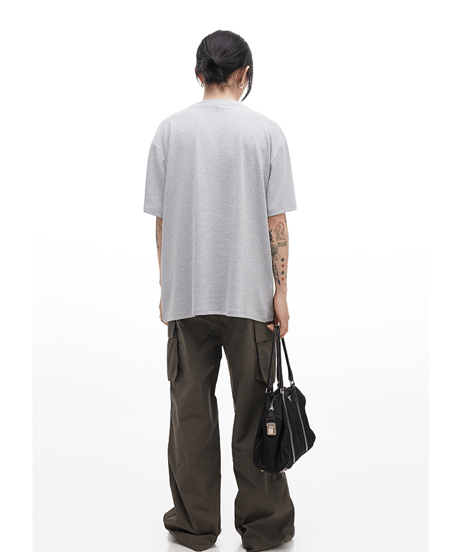 ジェネシスボーイ チョークロゴ ルーズシルエット Tシャツ / 5color