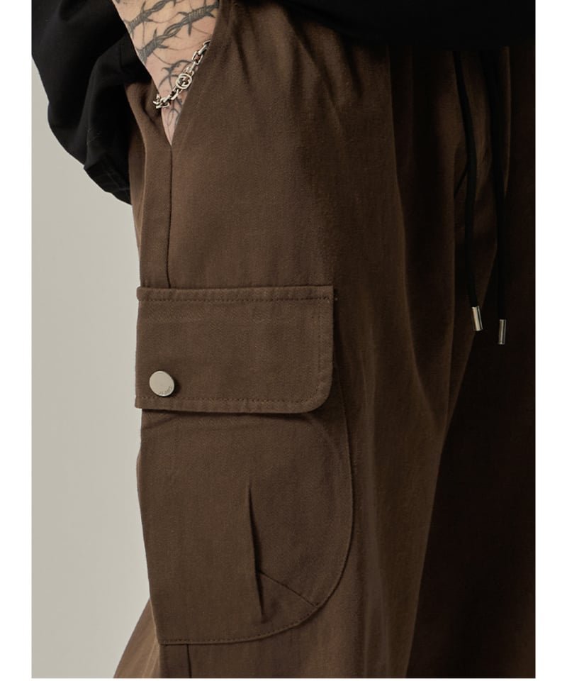 ワイドカーゴパンツ ユーティリティポケット / 2color | ness.