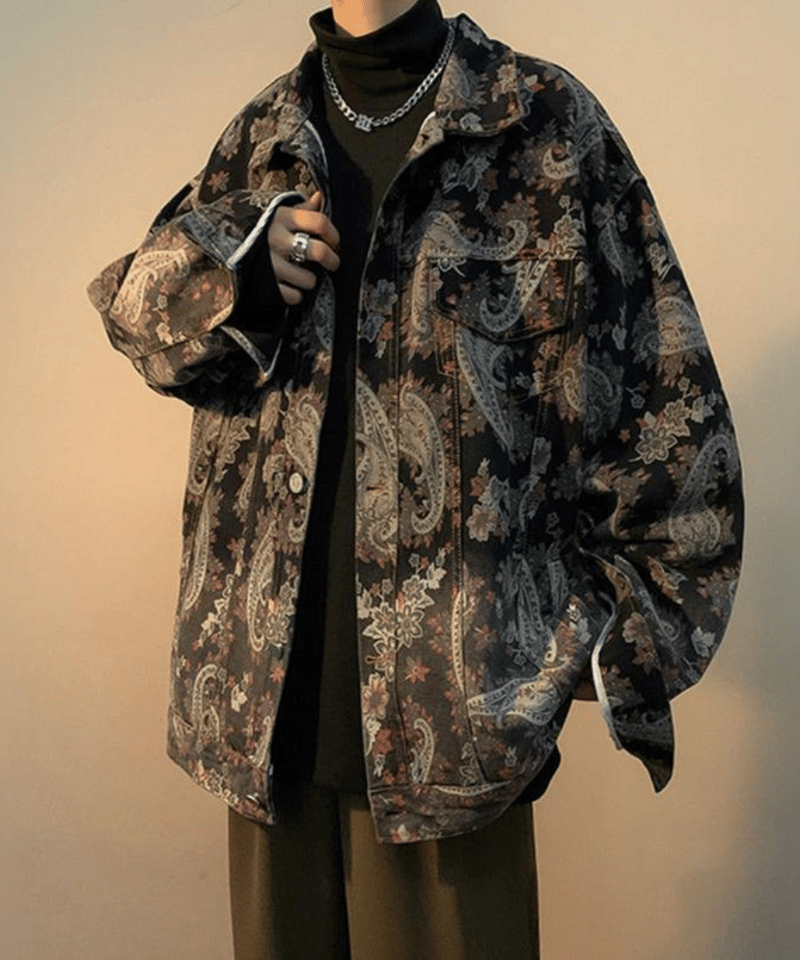 ペイズリー オーバーサイズジャケット | ness.
