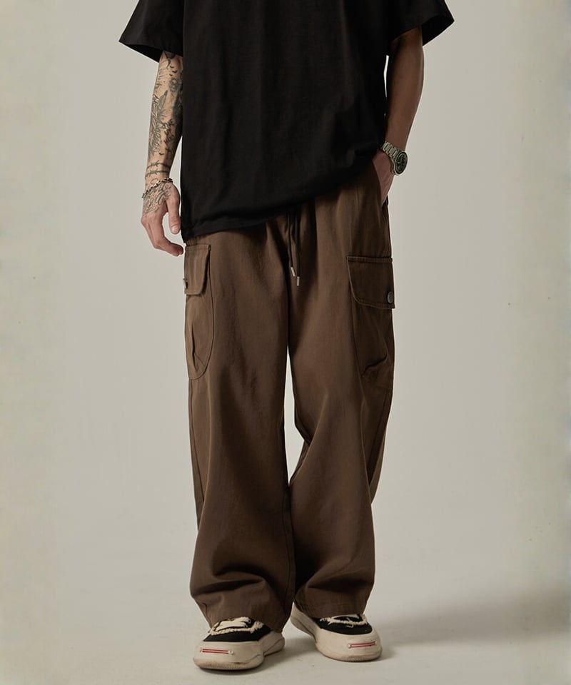 ワイドカーゴパンツ ユーティリティポケット / 2color | ness.