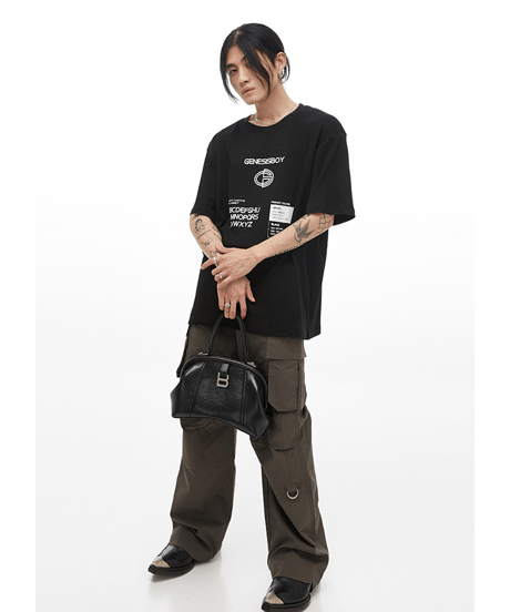 ジェネシスボーイ グラフィック ルーズシルエット Tシャツ / 2color